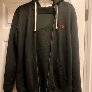 Men's polo hoodie